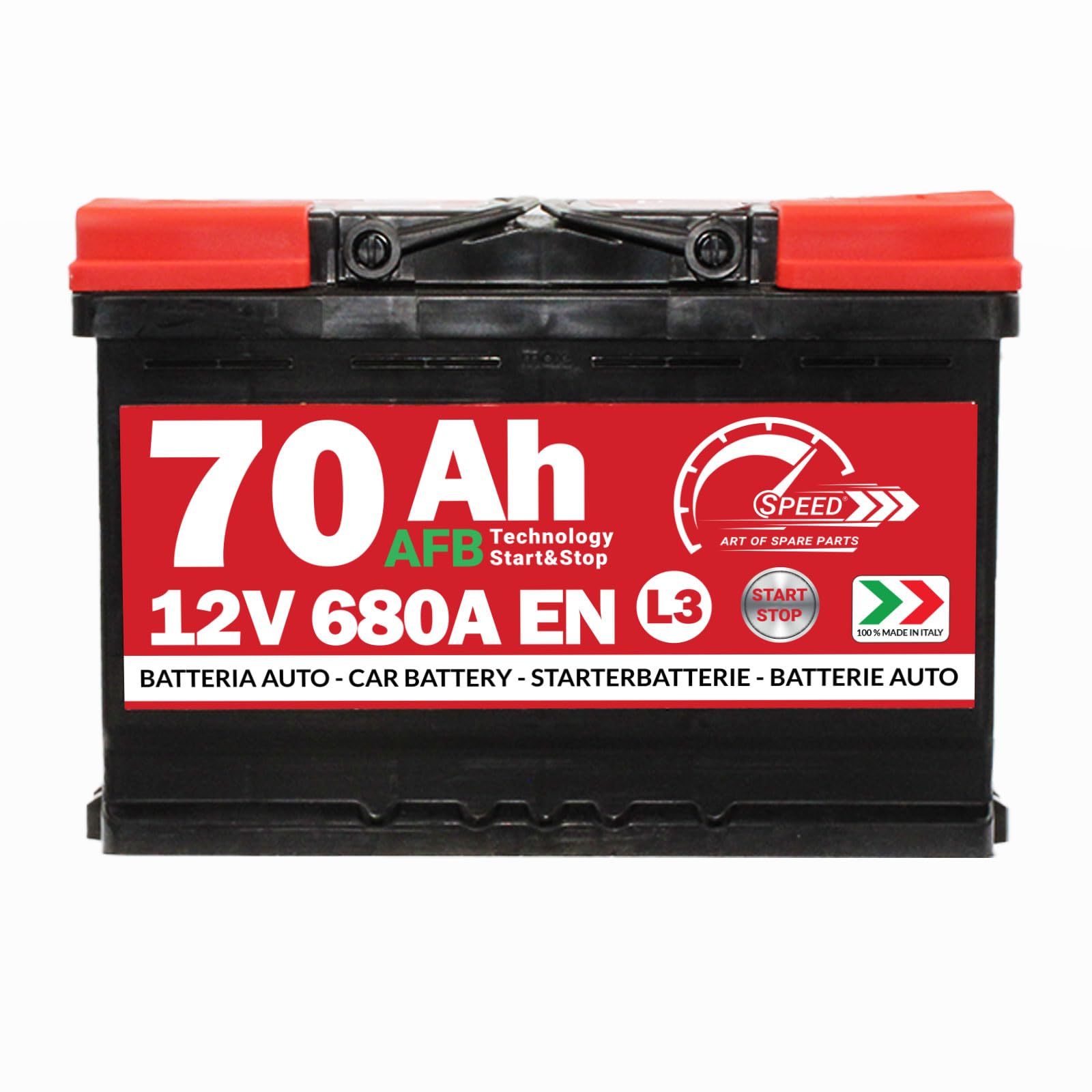 Batería para coche Speed L3 AFB Technology – 70 Ah, 680 A, 12 V