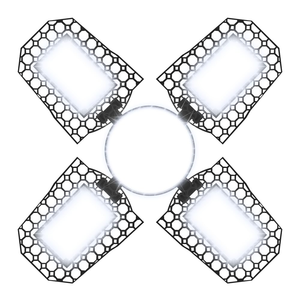 150W LED Deformable Garage Lamp E27 Adjustable Panels Parking Lot Workshop Lights 100-277V Storehouse Commercial street Large Area