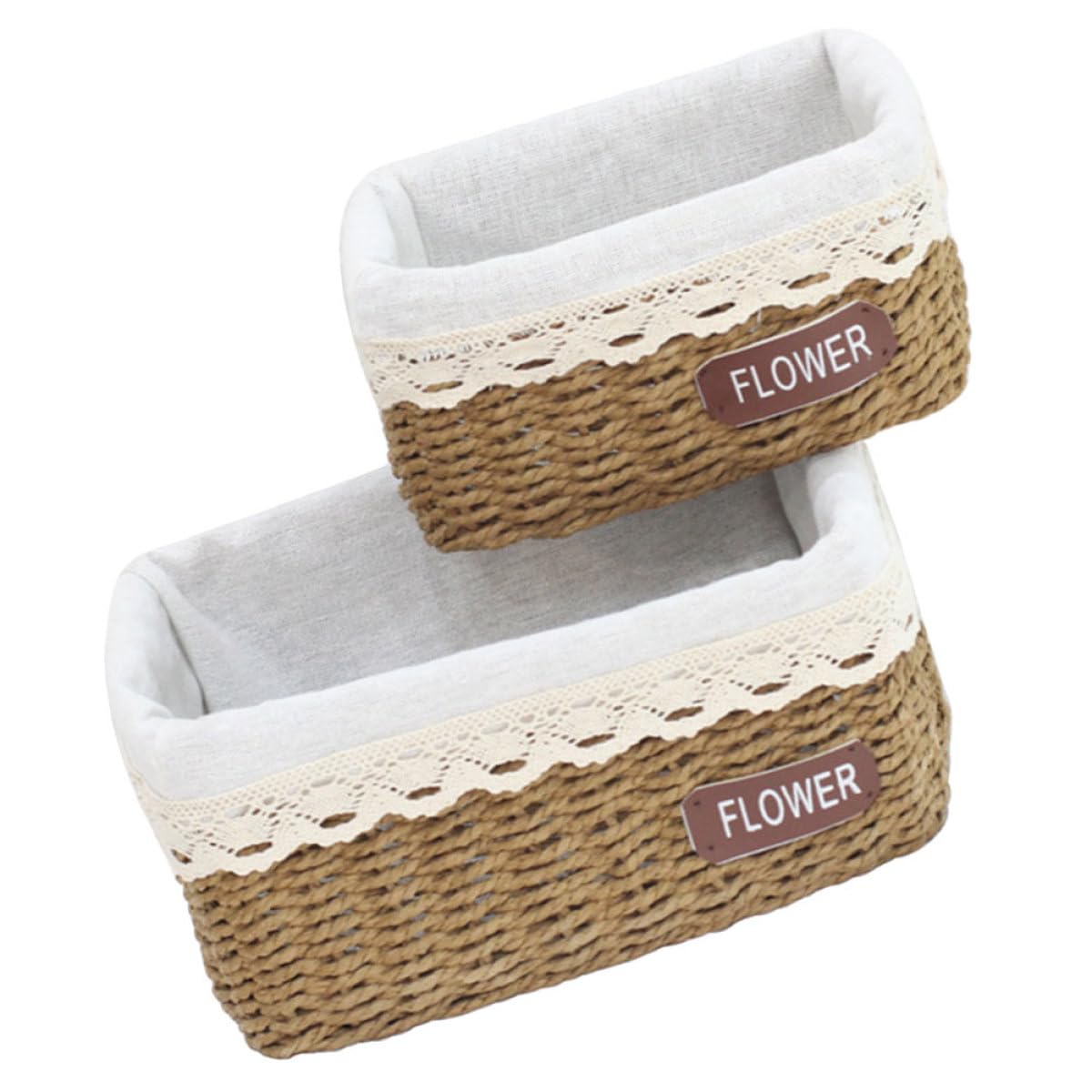Panier tressé en chanvre naturel pour organiser tous vos accessoires