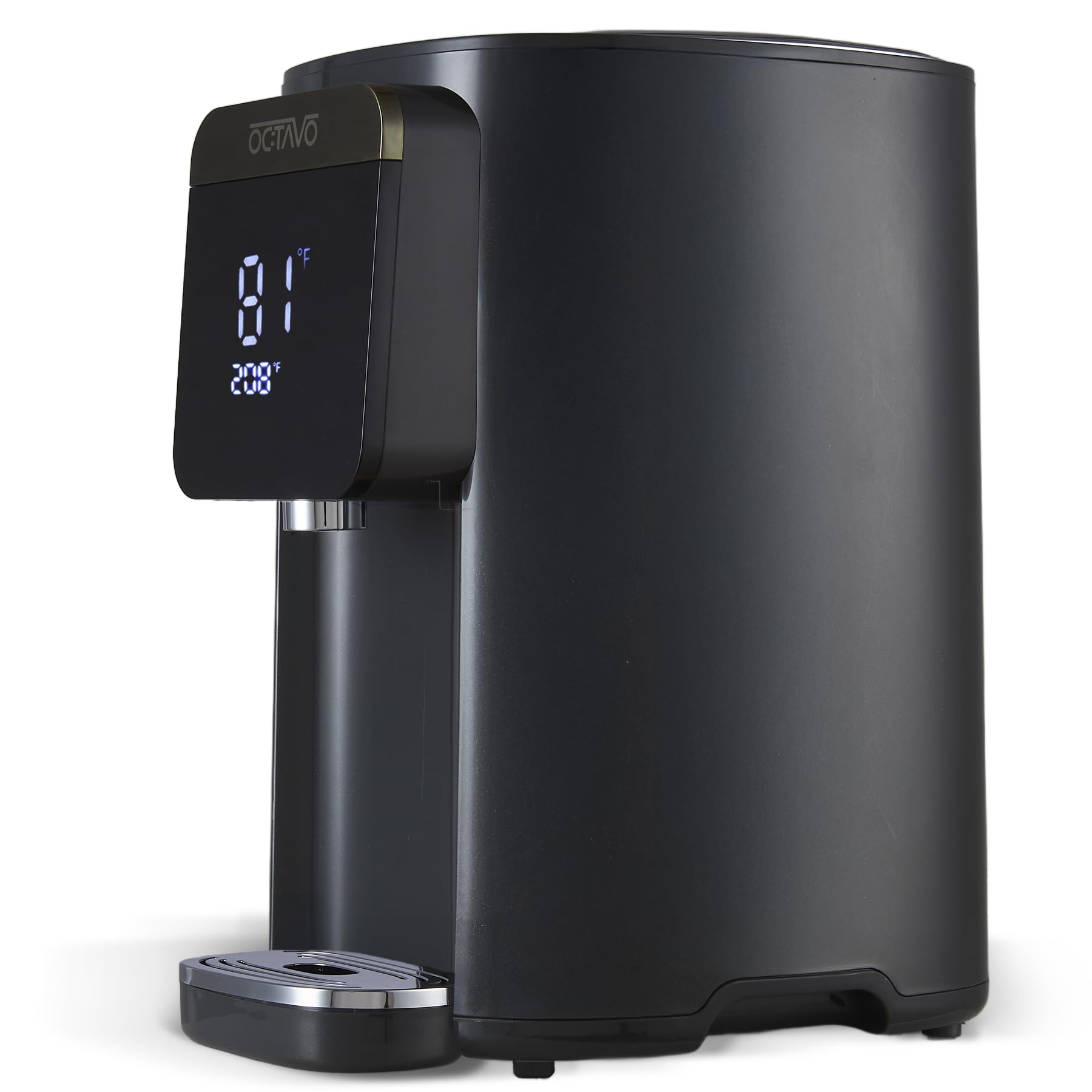OCTAVO Water Boiler &amp; Warmer 5 Liter, 304 Stainless Steel Water Tank, 700 Watt 6 Adjustable Water Temperature, LCD Touch Control Screen, Child Lock with Water Shortage Indicator