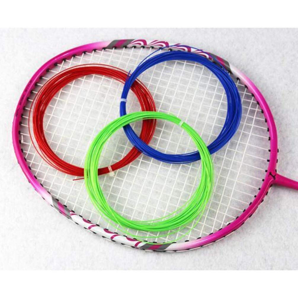 SONU SPORTS CO. SPORTS GOODS SSSG High Resilience Badminton String, Size- 0.69MM, 10M/33Feet (2) Silver 2