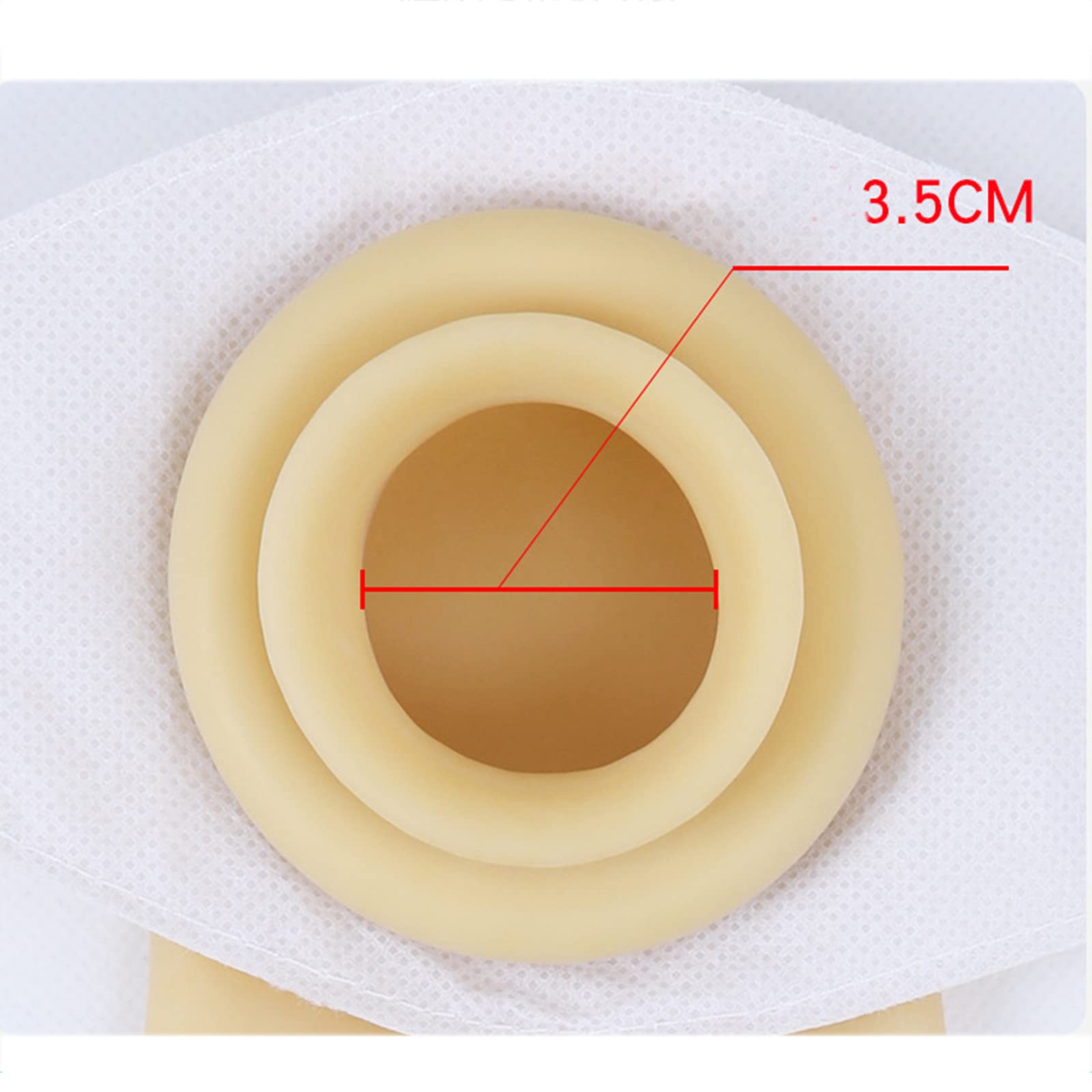 Bolsa de vejiga silicona separada en la boca bolsa, cinturón soporte for ostomía for el cuidado postoperatorio cirugía anorrectal