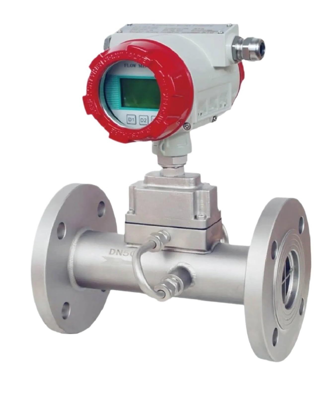 KSZHZYMGX Stainless Steel Vortex Precession Flow Meter with Flange Connection(DN15)
