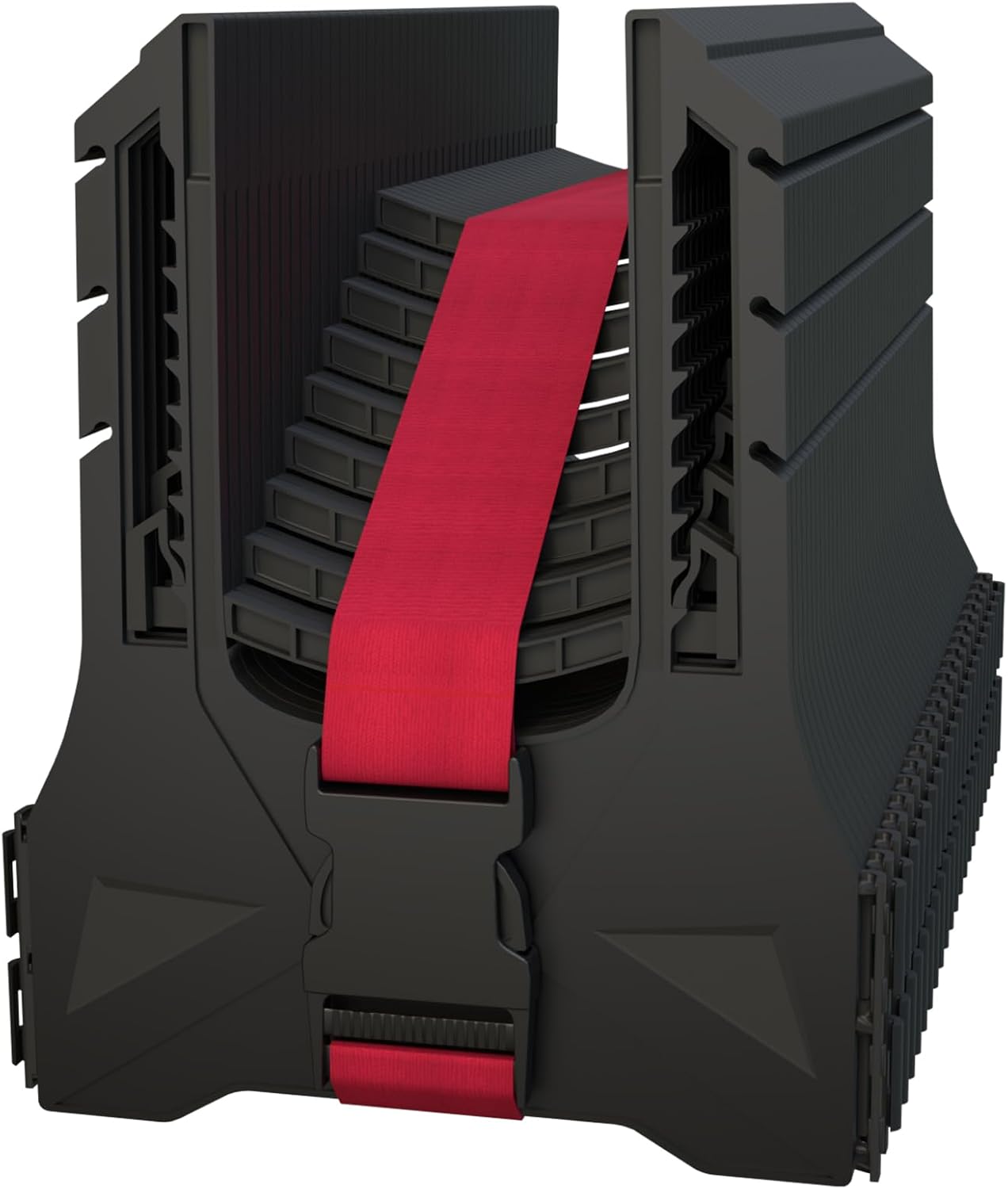 20FT RV Sewer Hose Support, Flexible Telescoping Camper Drain Holder, Adjustable Height Waste Drain Stand, Quick Fold for Travel Trailer Septic System