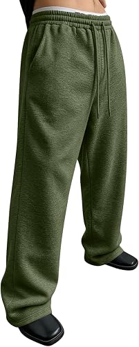 Mens Baggy Sweatpants Baggy Wide Leg Loose Fit Oversized Sol