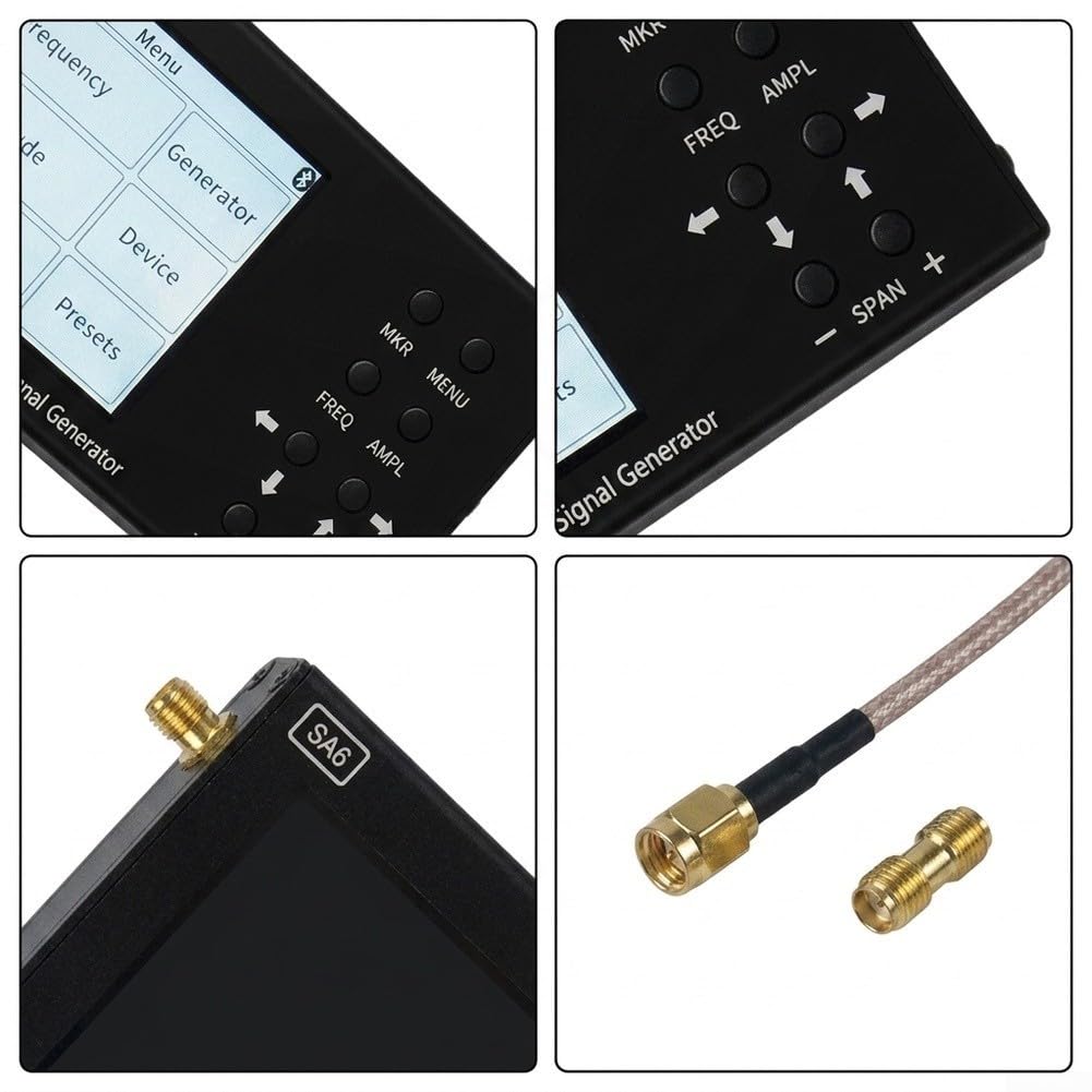 Metall Spektrumanalysator 3.2 Zoll Touchscreen 6GHz