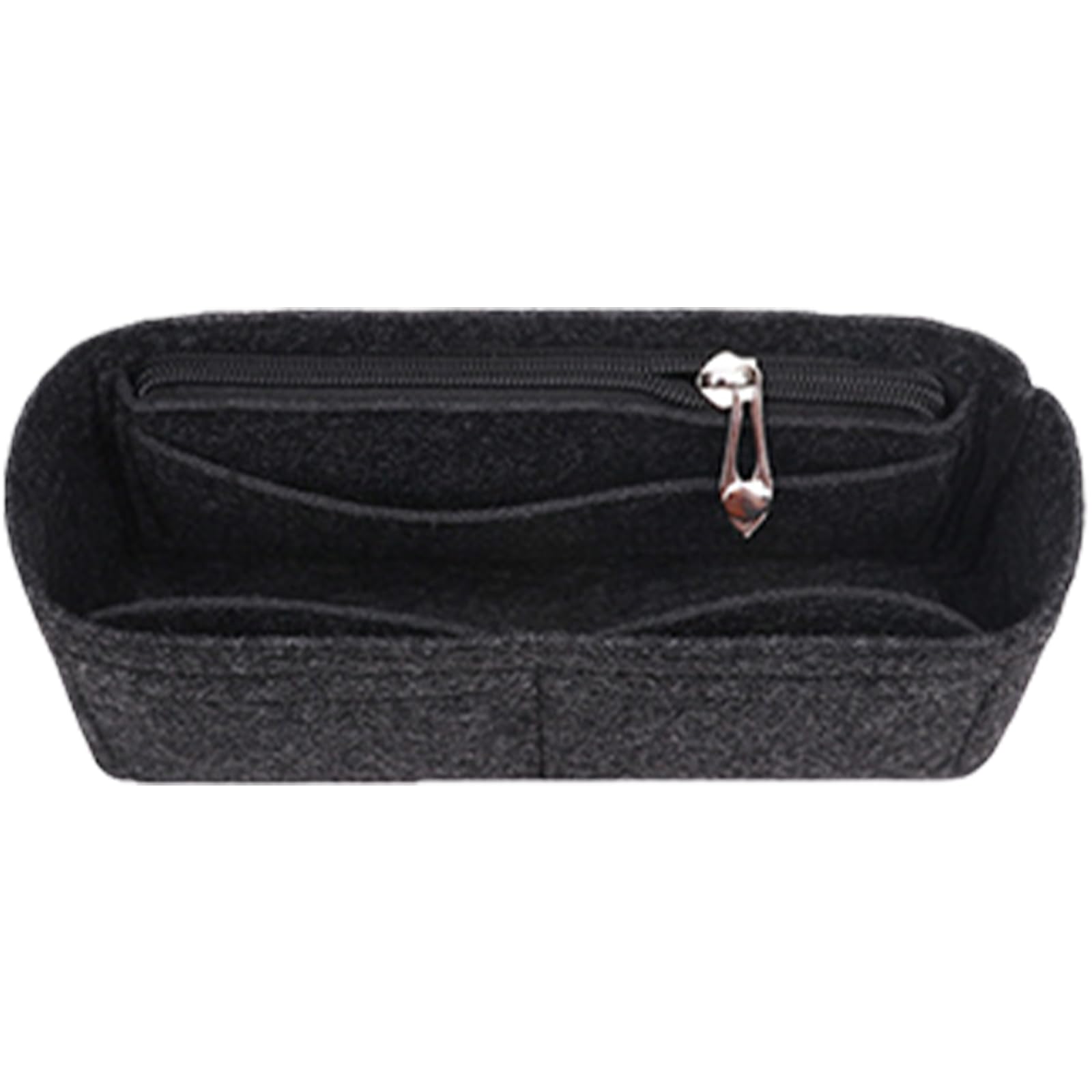 CRFFZ Multi Compartment Handbag Liner Felt for Shoulder Bags Soft Handbags Storage Solution Travel Makeup Organization Phone Pocket Insert