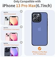 Vista 25 de Yriklso Strong Magnetic Case for iPhone 11 [Compatibilty with MagSafe] Protective Shockproof Cover Phone Case for iPhone 11 6.1" Frosted Purple