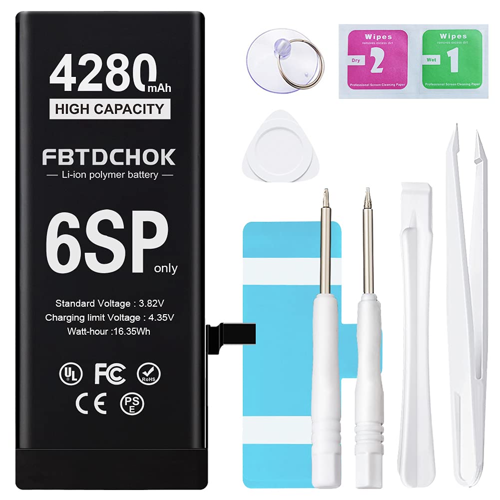 4280mah Upgraded Replacement Battery Compatible With Iphone 6s