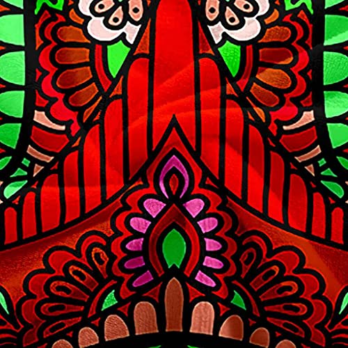 Couverture sofa 3D palmier rouge pour des soirées cocooning