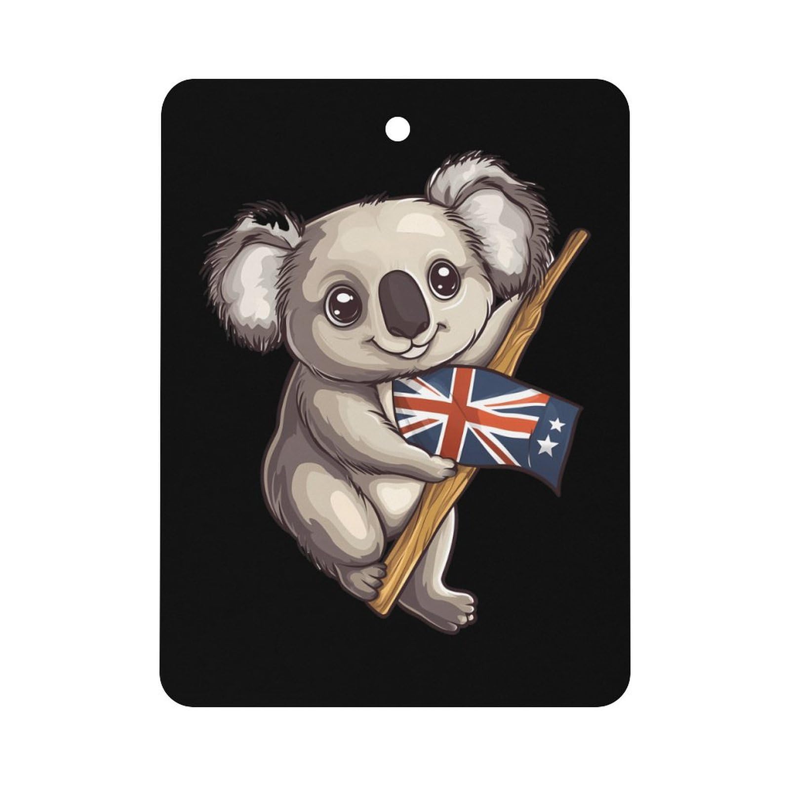 Australian Koala Bear Car Air Freshener Hanging Aromatherapy Tablets for Car Accessories Square