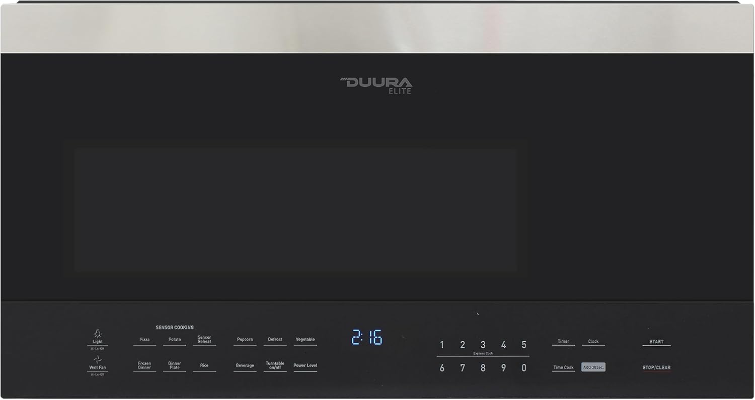 DE161OTRSSS Microwave Oven Built-in 1000-Watts with 10 Power Levels Pre Settings