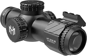 3x30IRライフルスコープ ショートスコープ 3倍固定倍率照準器
