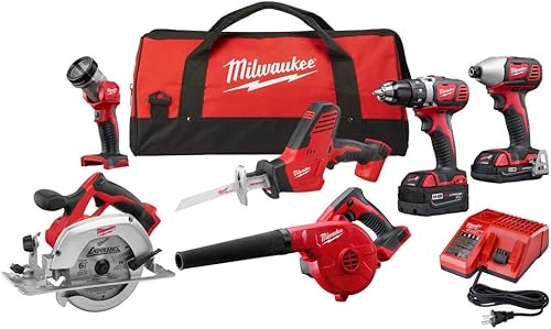 Milwaukee 2695-26CX M18 Kit combinado inalámbrico de 6 herramientas