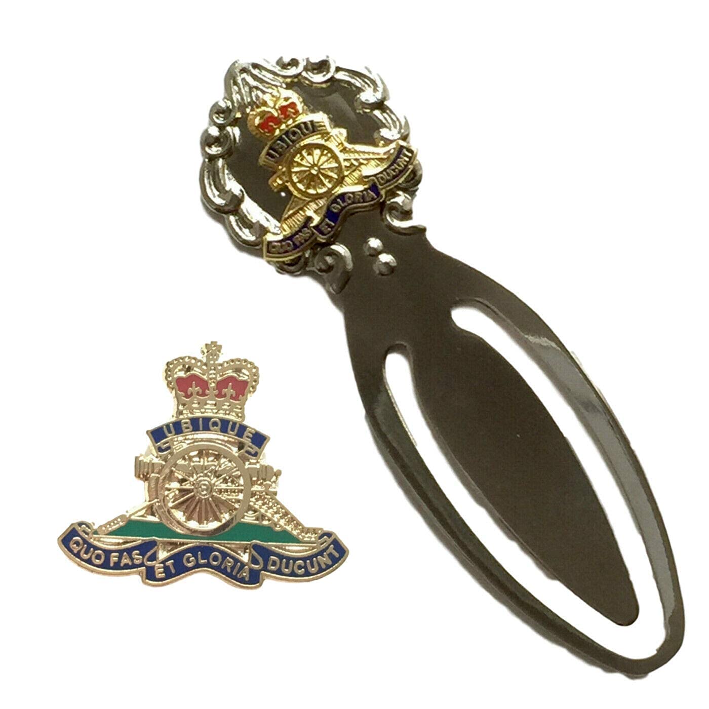 Smartbadge® Royal Artillery Badge & Royal Artillery British Military Bookmark - M095 + 59mm Button Badge