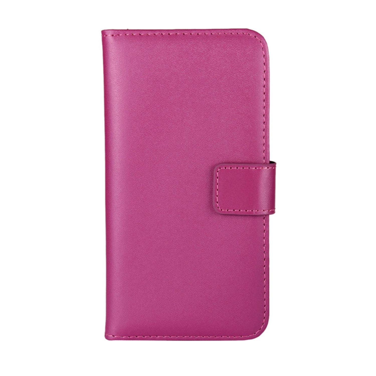 Smart Fit Sport iPhone Leather Case - SFS Leather Wallet Folio Case for iPhone X/XS 4/4S 5/5S 5C 6/6s 6 Plus 7/8 7 Plus/8 Plus (for iPhone 7/8s, Rose)