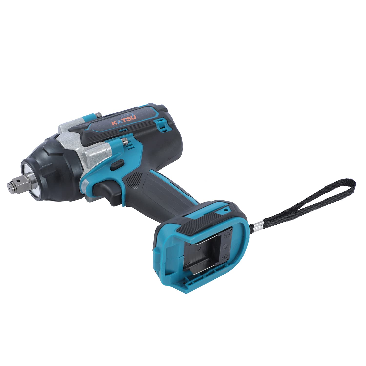 KATSU FIT-BAT Llave de impacto inalámbrica sin escobillas de 21 V, 1/2 pulgada, 700 N.M, llave de impacto eléctrica con batería de alto par con motor sin escobillas, sin batería ni cargador 102471