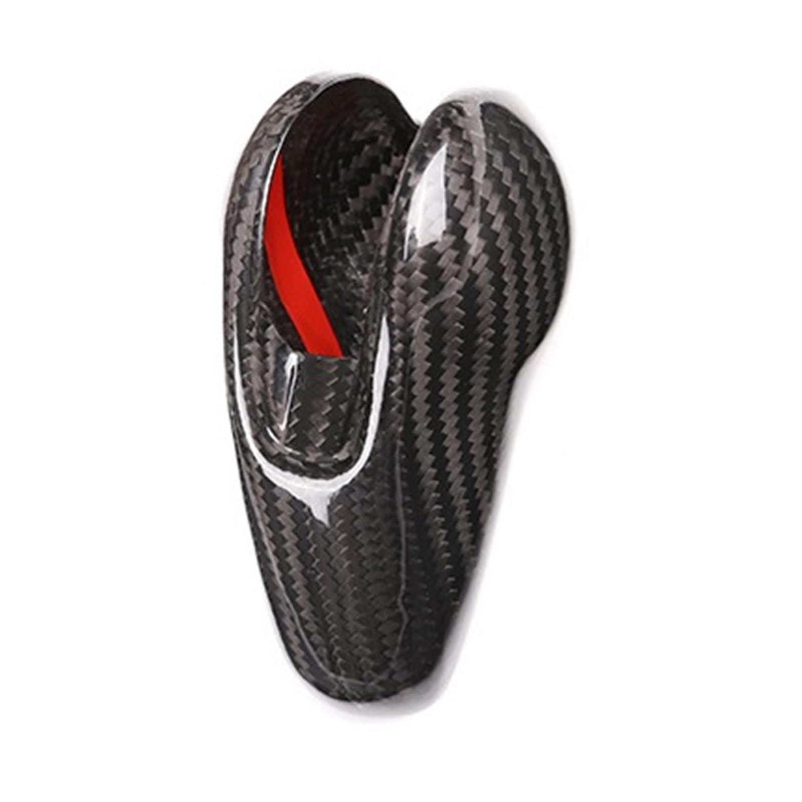Thxzinglwg Black Compatible For Porsche 718 911 Macan Carbon Fiber Shift Knob Cover