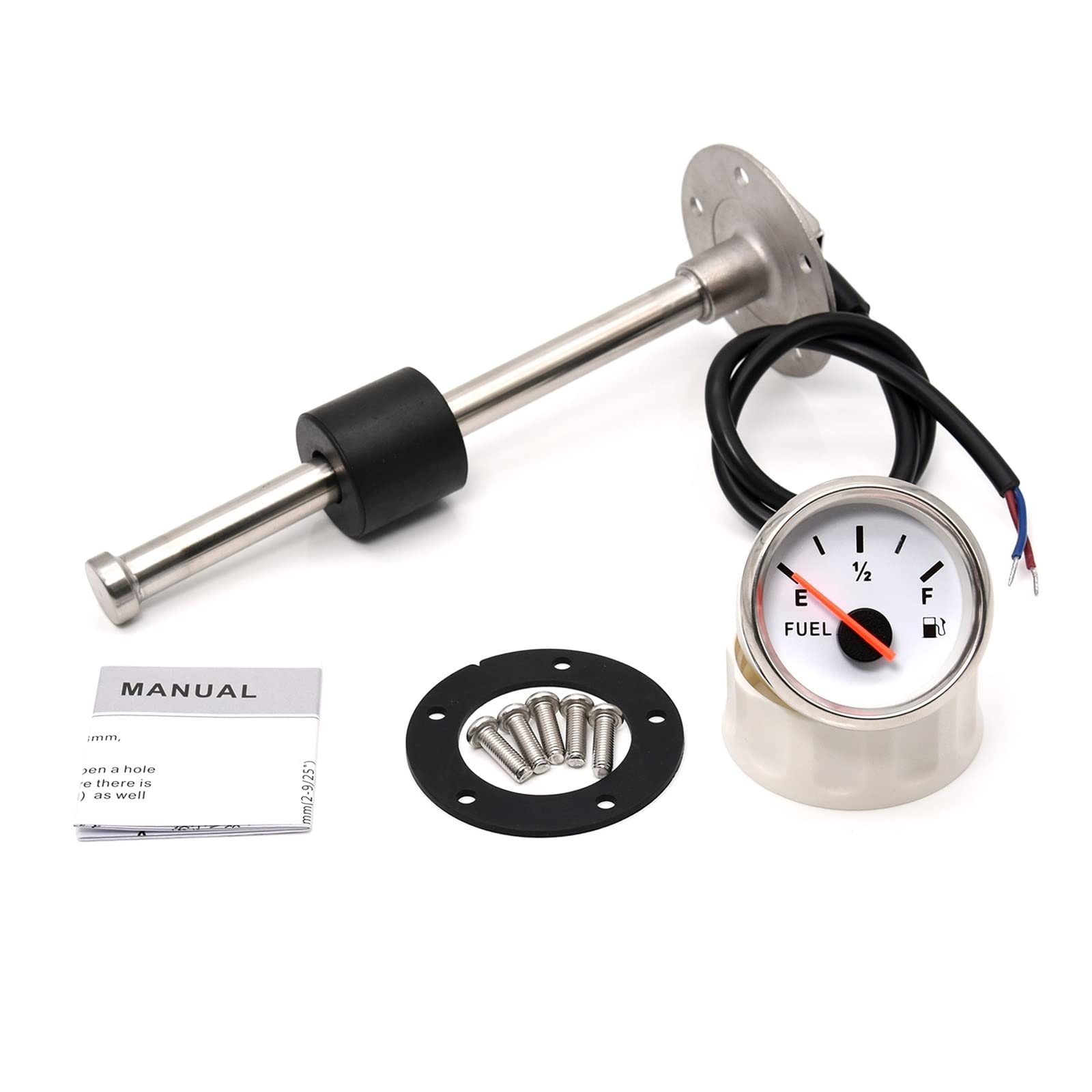 Indicatore Livello Carburante, Indicatore di livello del carburante con sensore di livello del carburante da 52 mm(With 550mm Sensor)