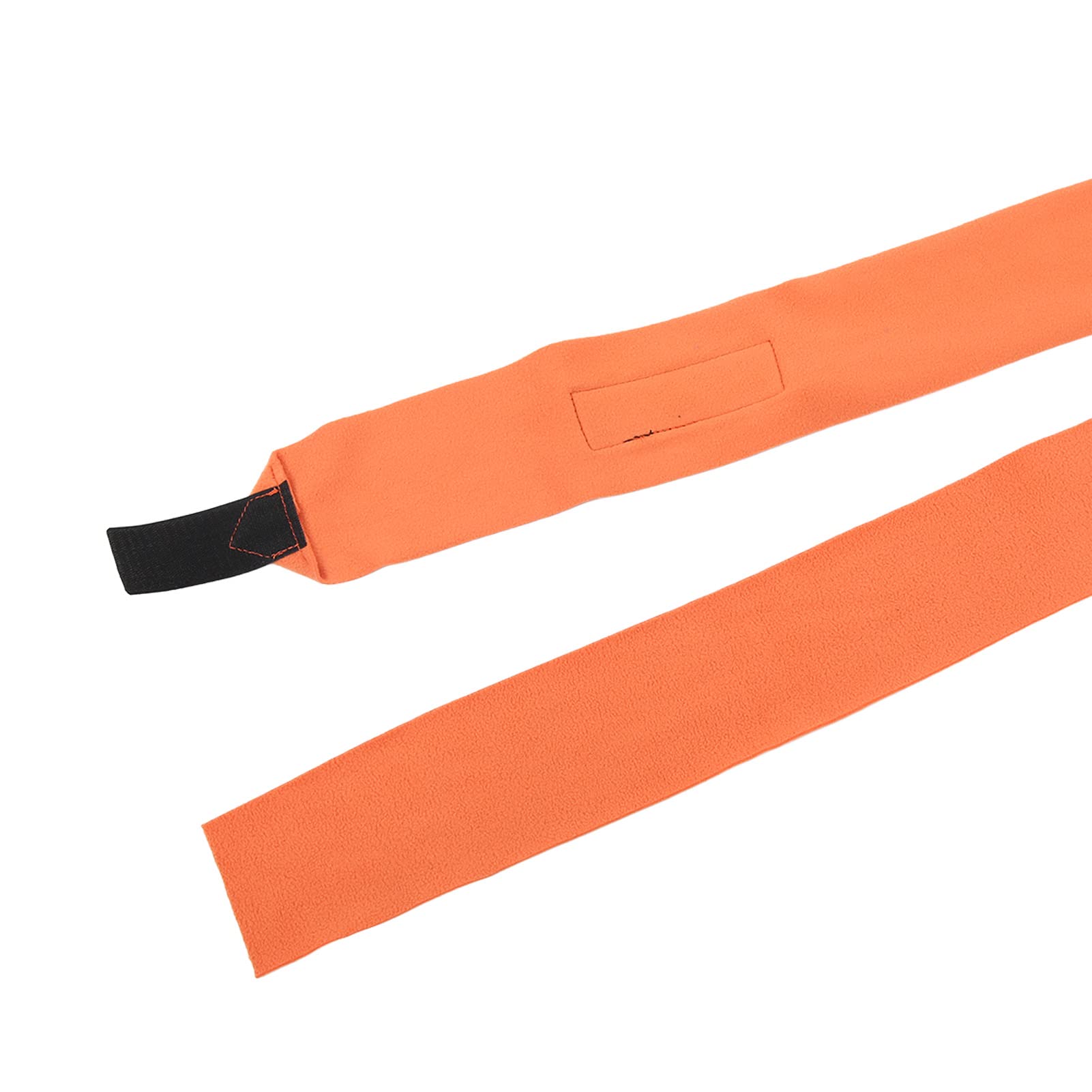 Horse Leg Wraps, Lamb Leg Wraps 4Pcs Equestrian Leg Bandage Wrap Set Self Adhesive Double Sided Fleece Horse Leg Bandages Standing Wraps For Horses For Training Exercising (Orange)
