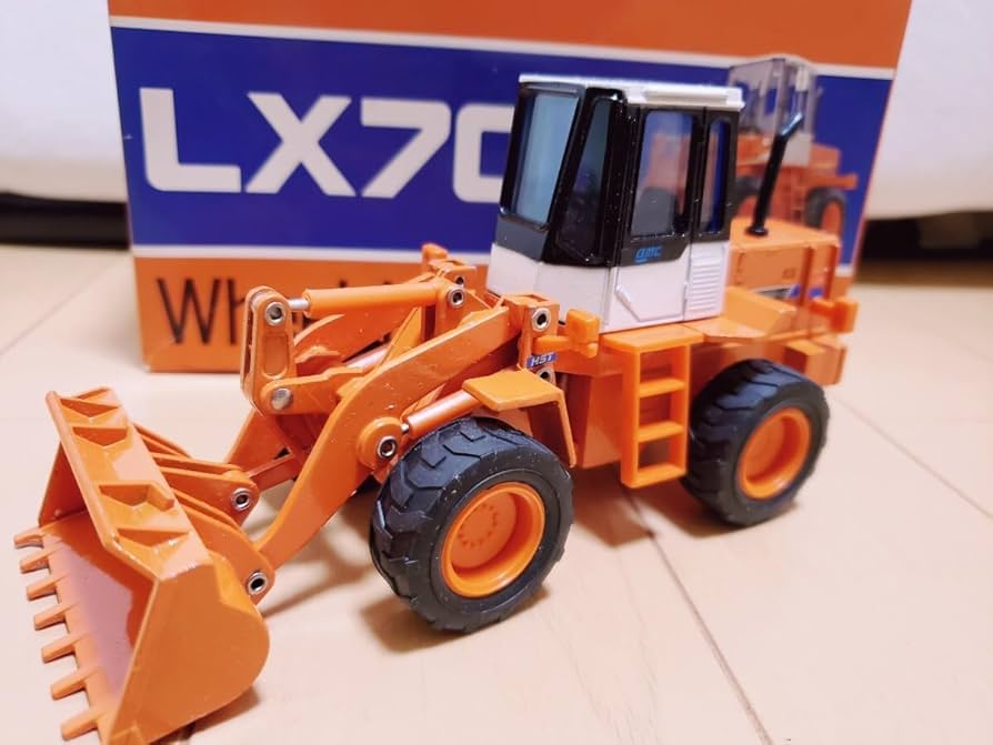 HITACHI LX70 ホイールローダー 1/40スケールモデル Amazon.co.jp: モデル 当時物昭和レトロ シンセイ 日立ホイール