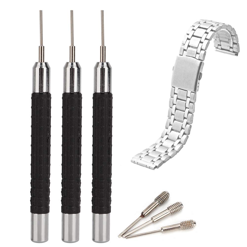 Herramientas para Reparación De Relojes, 3 Piezas, Removedor De Eslabones De Correa De Reloj De Aleación, Kit De Herramientas para Reparación De Relojes..