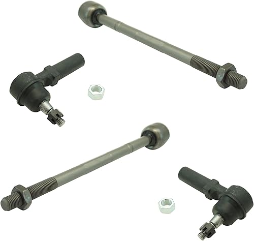 Miniatura 156 de TRQ Juego de varillas de acoplamiento delanteras interiores y exteriores, 4 piezas, compatibles con Toyota C-HR 2018-2021