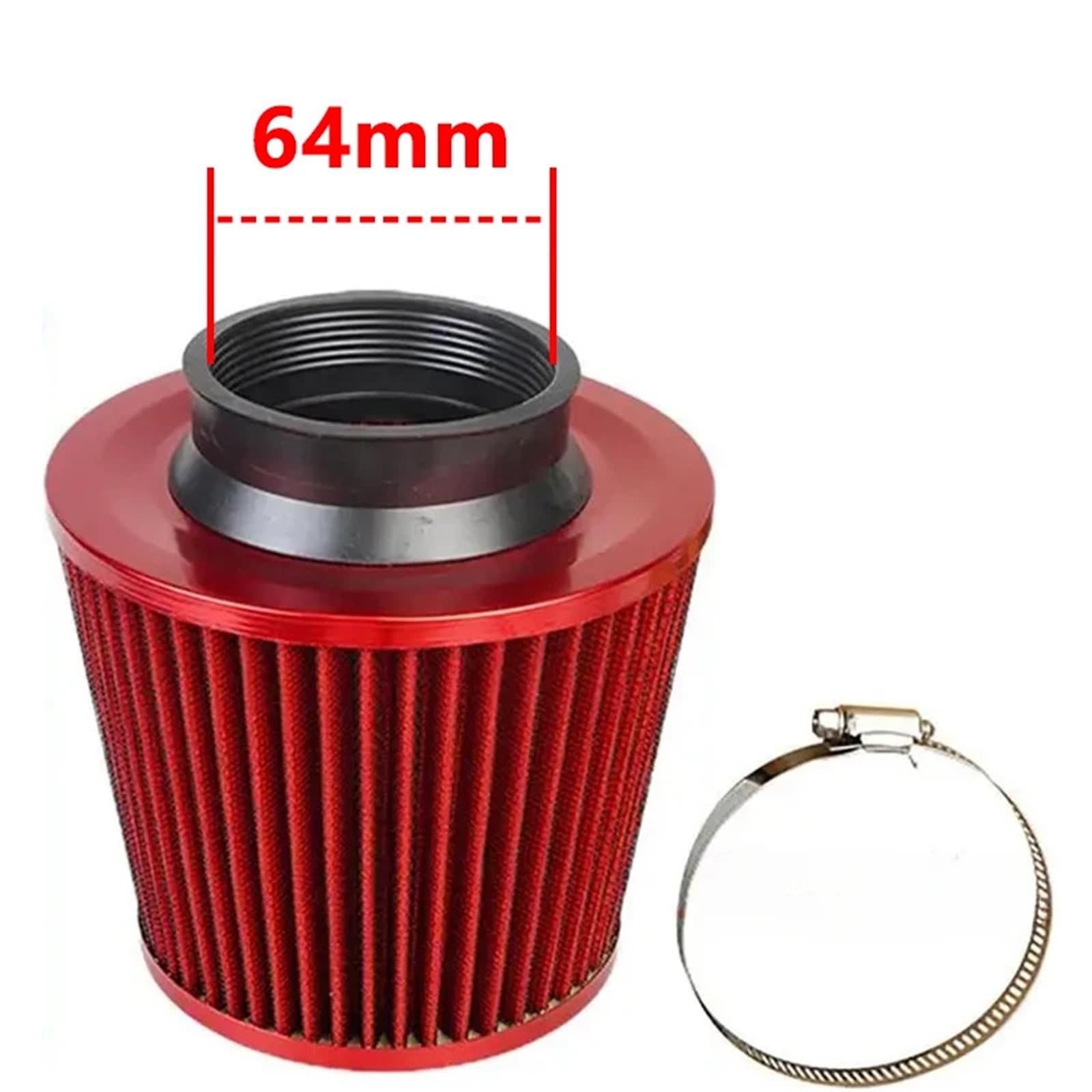 LUTFI Auto Filtro Aire Filtro Aire para Coche 64/100 Mm Grande