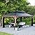 PURPLE LEAF 12' X 16' Outdoor Hardtop Gazebo for Patio Galvanized Steel Double Roof Permanent Canopy Aluminum Frame Pavilion Gazebo with Netting