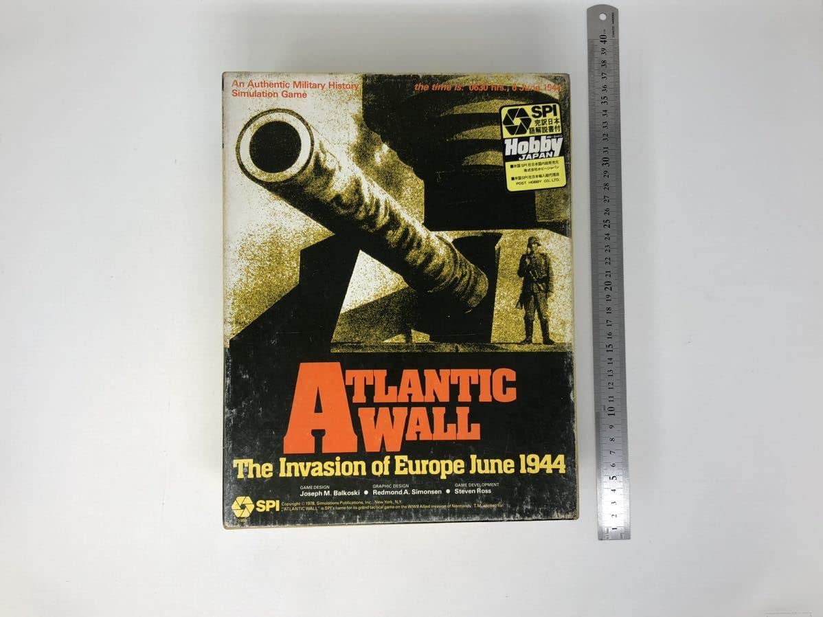 Amazon.co.jp: ▽ SPI社 大西洋の壁 ATLANTIC WALL The Invasion Of 