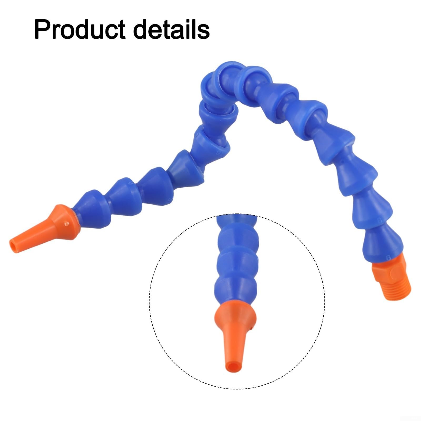 Tubo refrigerante 1/2 pollice con interruttore per tornio BPS 30-60CM per fresatrice CNC, tubo di raffreddamento acqua olio in plastica regolabile, ugello rotondo o piatto
