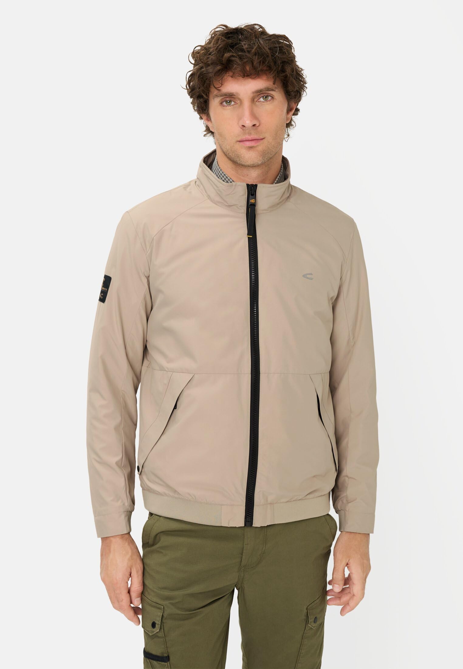 camel active Herren Blouson mit Innenfutter | Wasserabweisende Jacke mit praktischen Taschen im Regular Fit - vollständig gefüttert und pflegeleicht