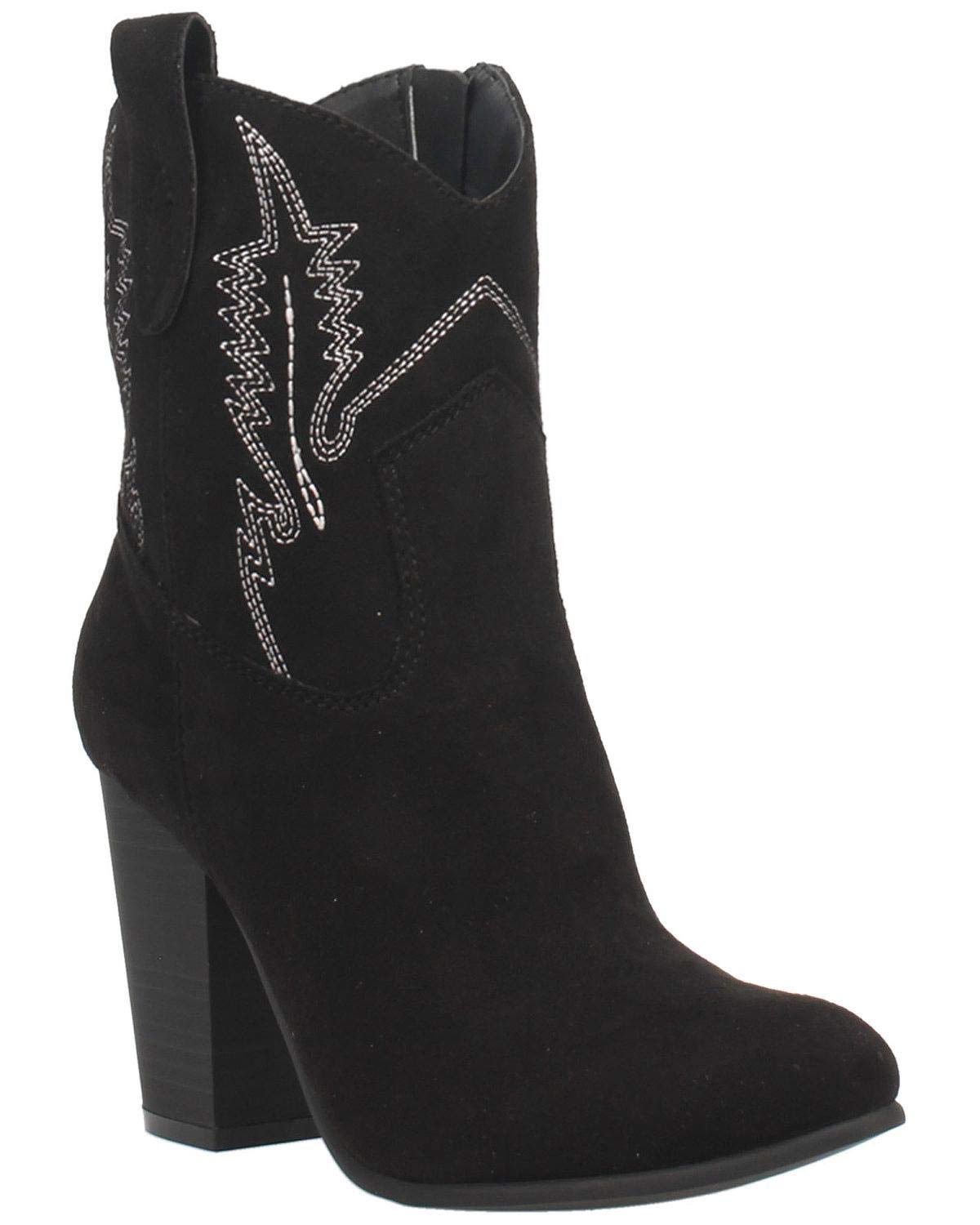 WESTCODE Code West Women's Slayer Fashion Booties Round Toe Black 8.5 M