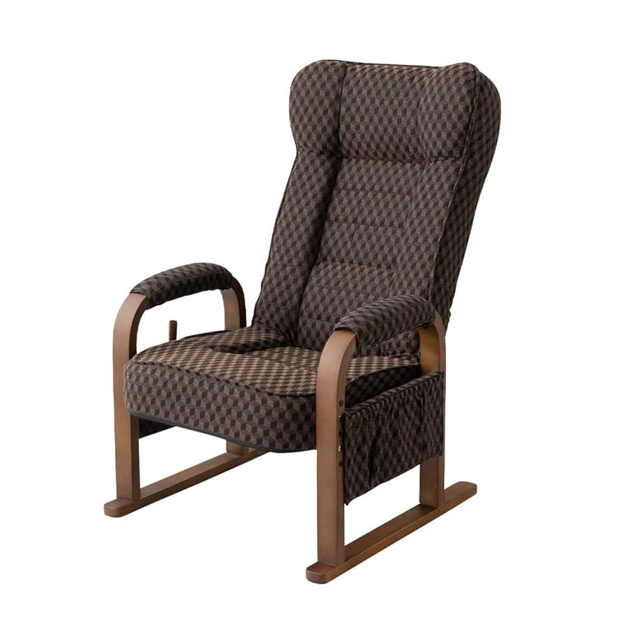 エムール　高座椅子「ゆるり」ブラウン Amazon｜エムール リクライニングチェア 高齢者 椅子 高座椅子