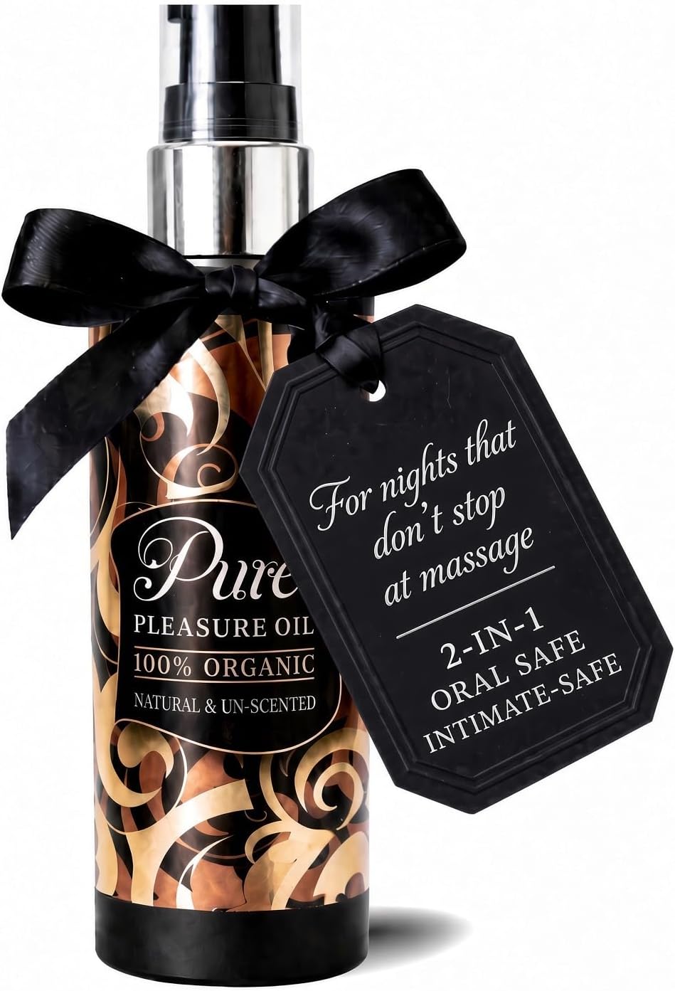 Organic 2 in1 Lubricant and Massage Oil (Natural & Unscented)