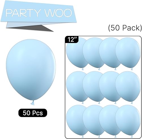 Vista 85 de PartyWoo Globos dorados metálicos, 50 globos metálicos dorados de 12 pulgadas, globos dorados para guirnalda de globos o arco de globos como
