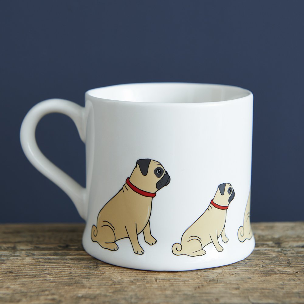 Pug Mug by Sweet William