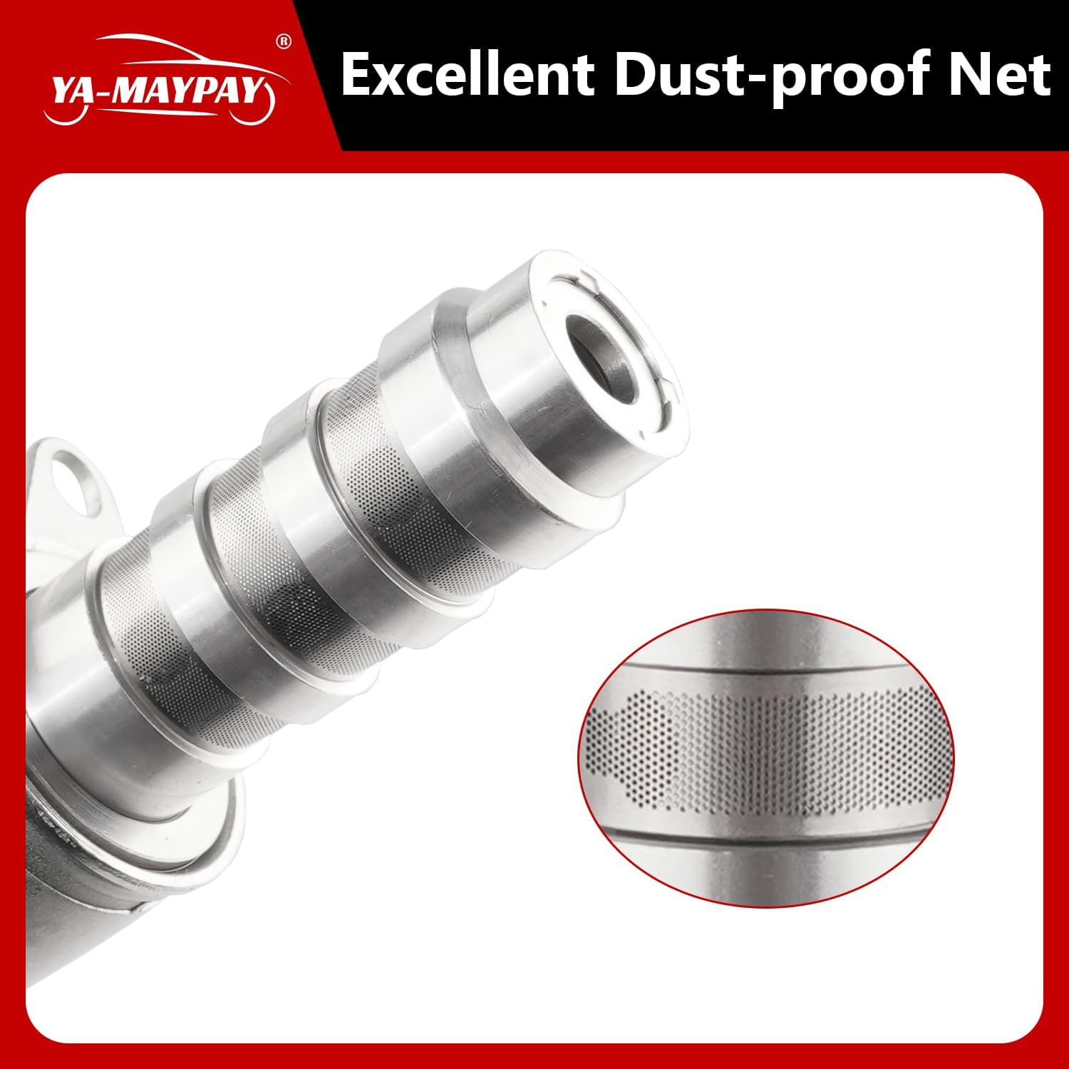 VVT Intake & Exhaust Camshaft Position Actuator Solenoid Valve Kit Compatible with Ford, Lincoln - Expedition, F150, F250, F350, Mark LT, Navigator, 5.4L (AMP-S0215-E)