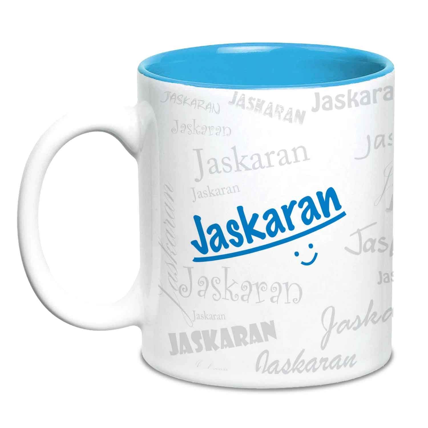 Hot Muggs Me Graffiti Mug - Jaskaran Personalised Name Ceramic, 315ml, 1 Unit