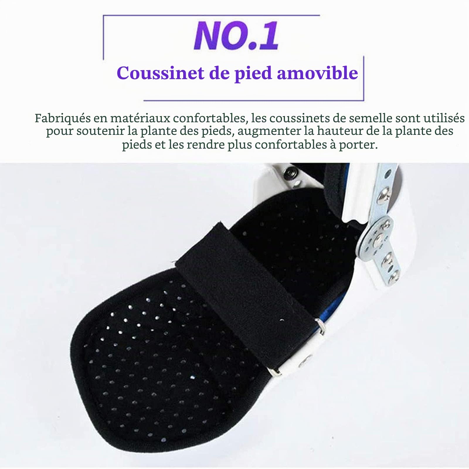 Orthèse De Cheville De Hanche Et De Genou, Orthèse De Jambe D'attelle Fixe De Cheville De Genou Support De Genou pour La Fracture Fémorale Paralysie des Membres Inférieurs,B