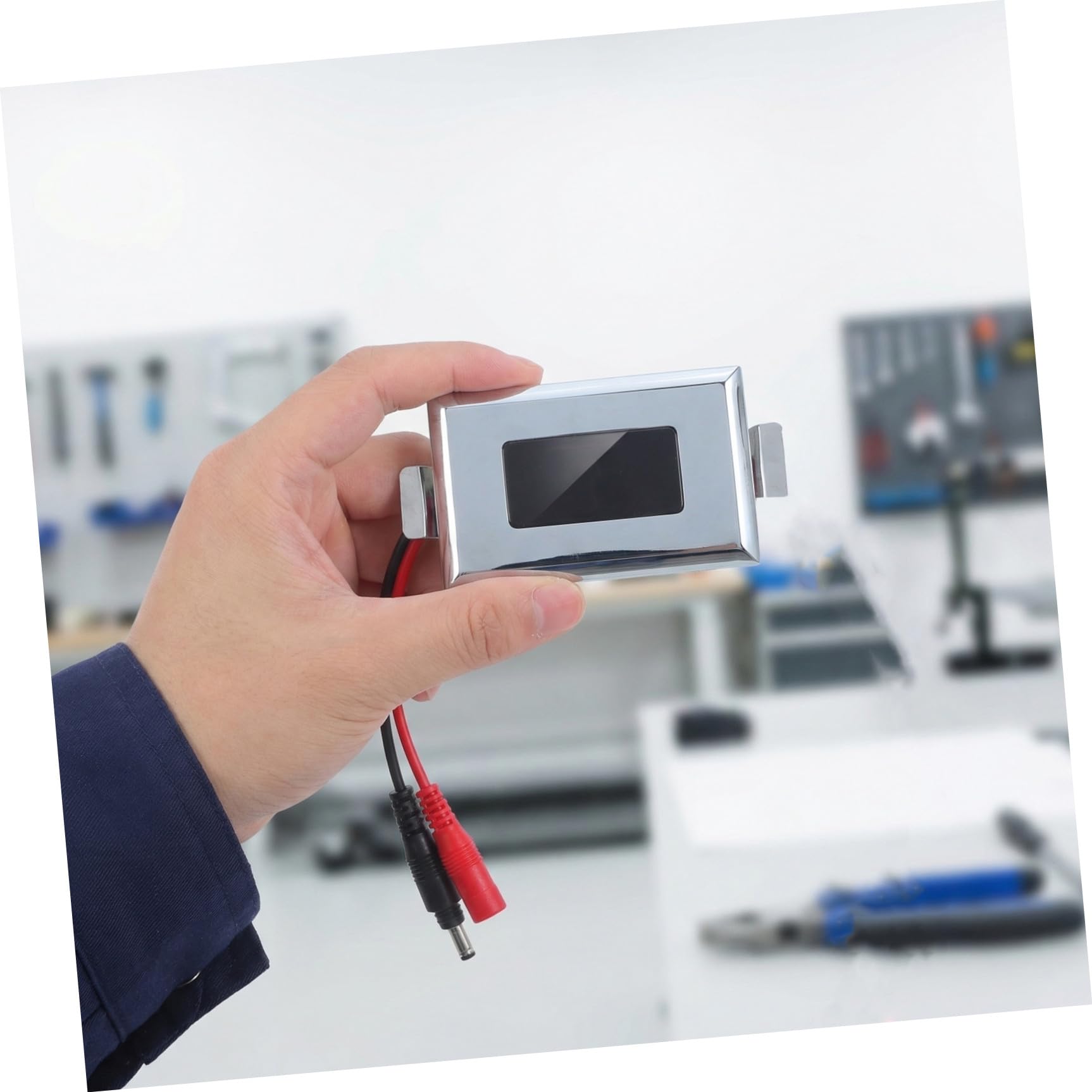 Didiseaon Válvula de Descarga para Urinario, Válvula Solenoide Inteligente Sensor, Abs, Goma y Cobre, para Baño Público y Zonas de Alto Tránsito, bajo Mantenimiento