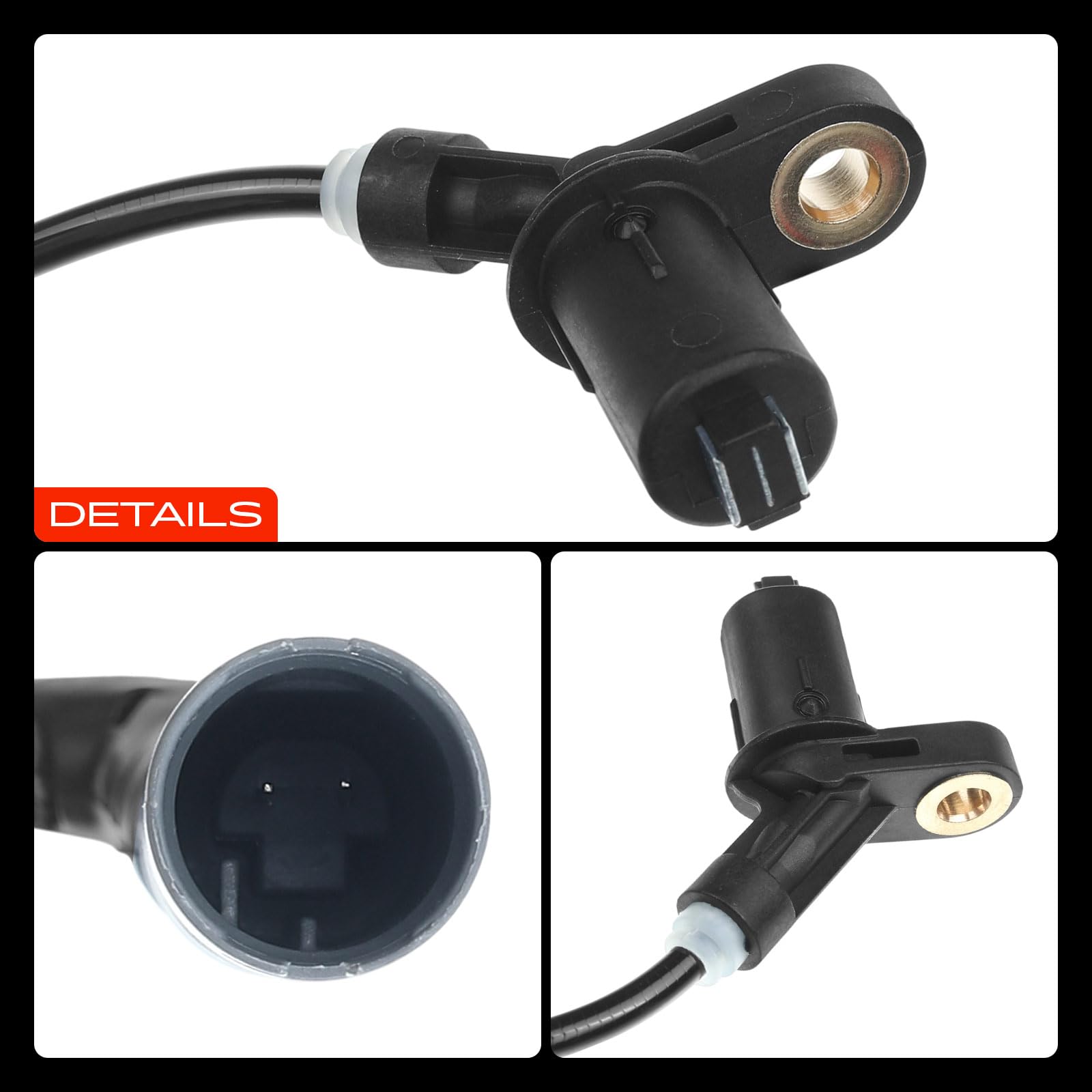 Frankberg 2 sensori ABS posteriori sinistro e destro 34521166126 | Compatibile con: Serie 3 E46, Serie 3 Touring E46