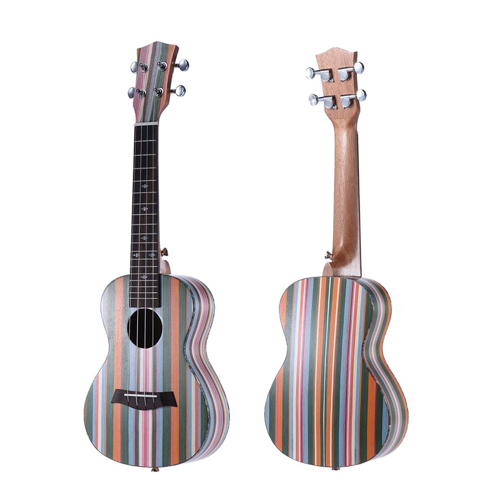 Ukulele koncertowe Początkujący Ukulele 24" Ukulele Acoustic Sopran 18 Frets 4 Struny Guitar Neck Fingerboard