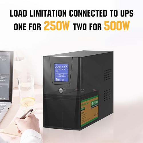 Miniatura 6 de ECO-WORTHY Paquete de 2 baterías de litio LiFePO4 de 12 V 10 Ah, batería recargable de ciclo profundo de 3000 +, perfecta para scooter, ruedas