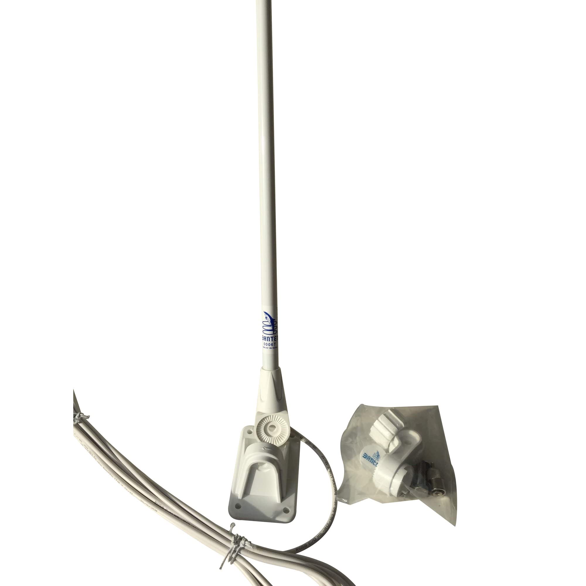 Antena VHF SPARK C-67 para embarcaciones blanco conector PL