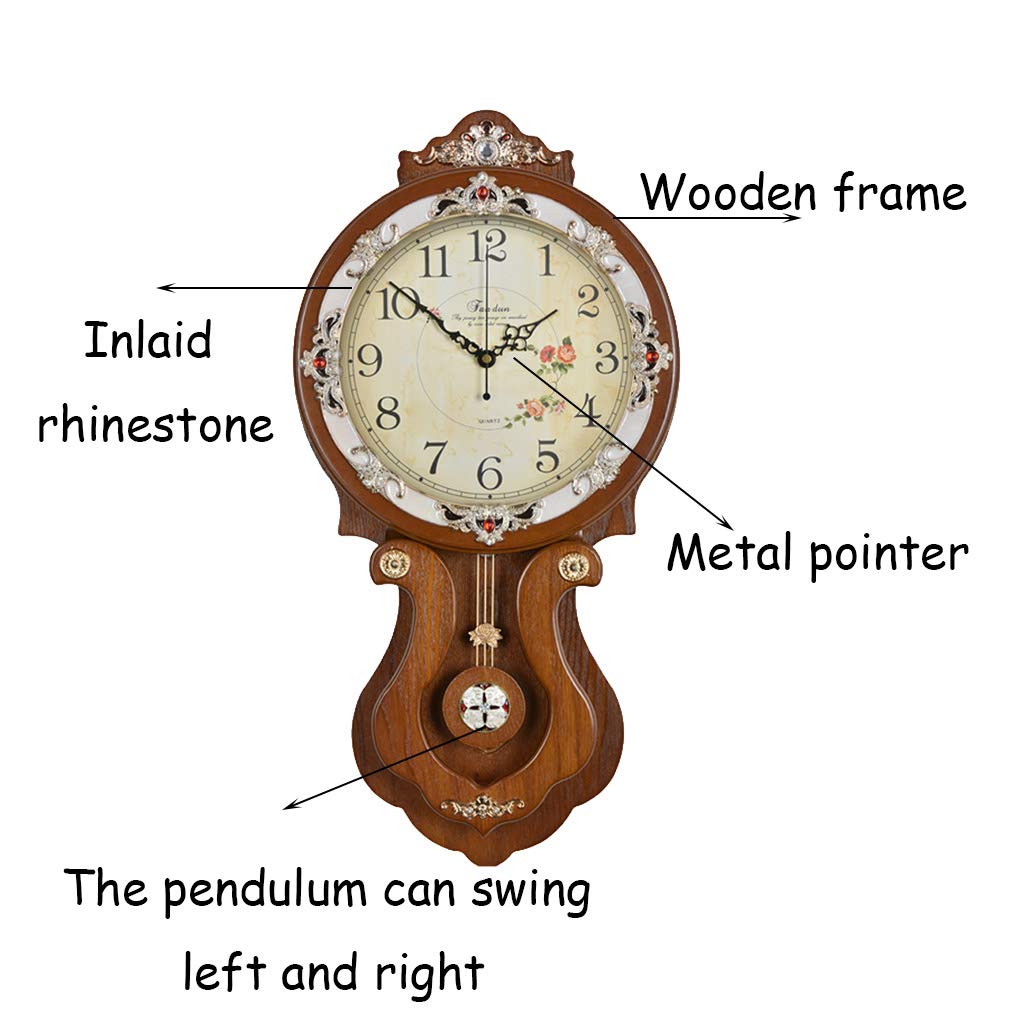 装飾的な文字盤と振り子を持つダークウッドの柱時計 アームス ◇AMS 617/1◇アームス振り子時計◇72 x 33 ㎝◇機械式