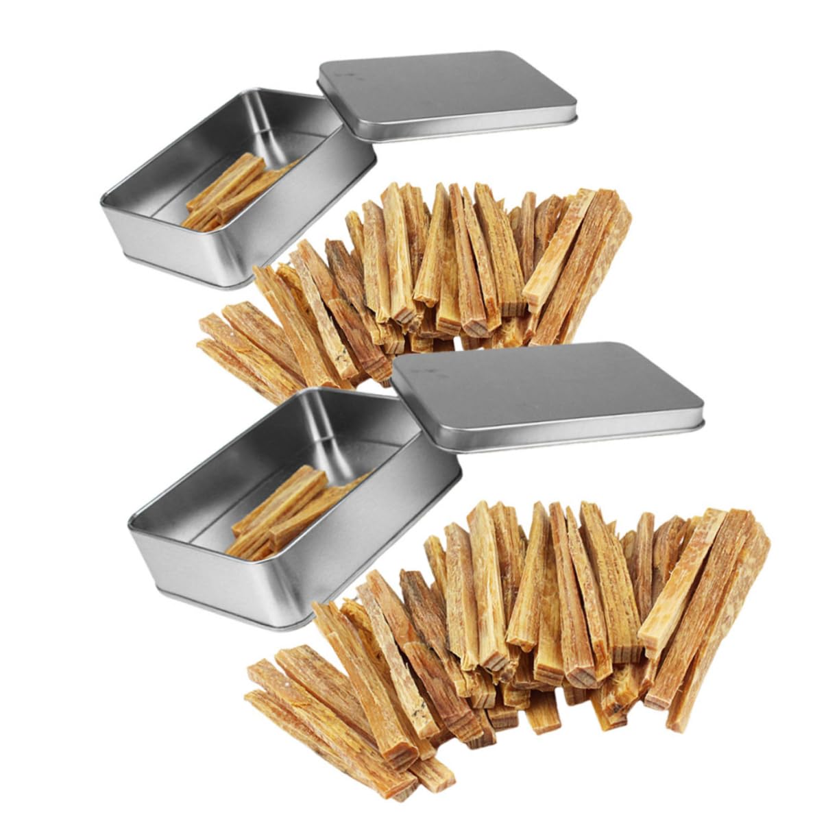 Palos de Madera para Encendido Rápido, 2 Cajas, para Camping