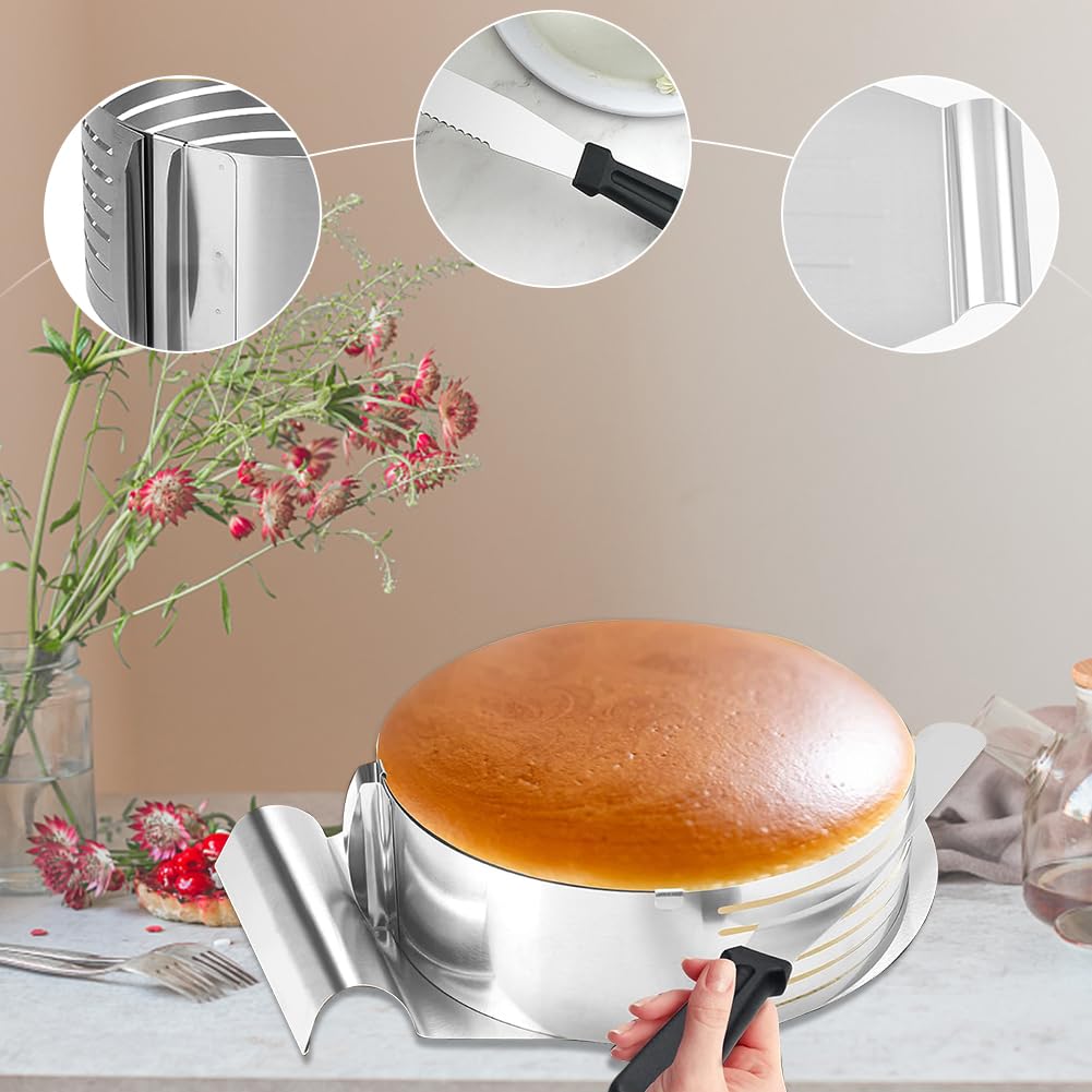 HDKAJL Kit Pâtisserie 4 Pièces, Cercle à Gâteau | WhichOne