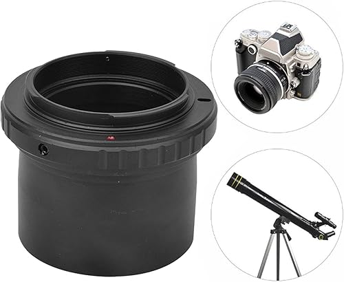 Miniatura 3 de Anillo adaptador de telescopio astronómico de 2 pulgadas T2-AI, anillo adaptador de lente de telescopio mental para telescopio de montaje en T de 2