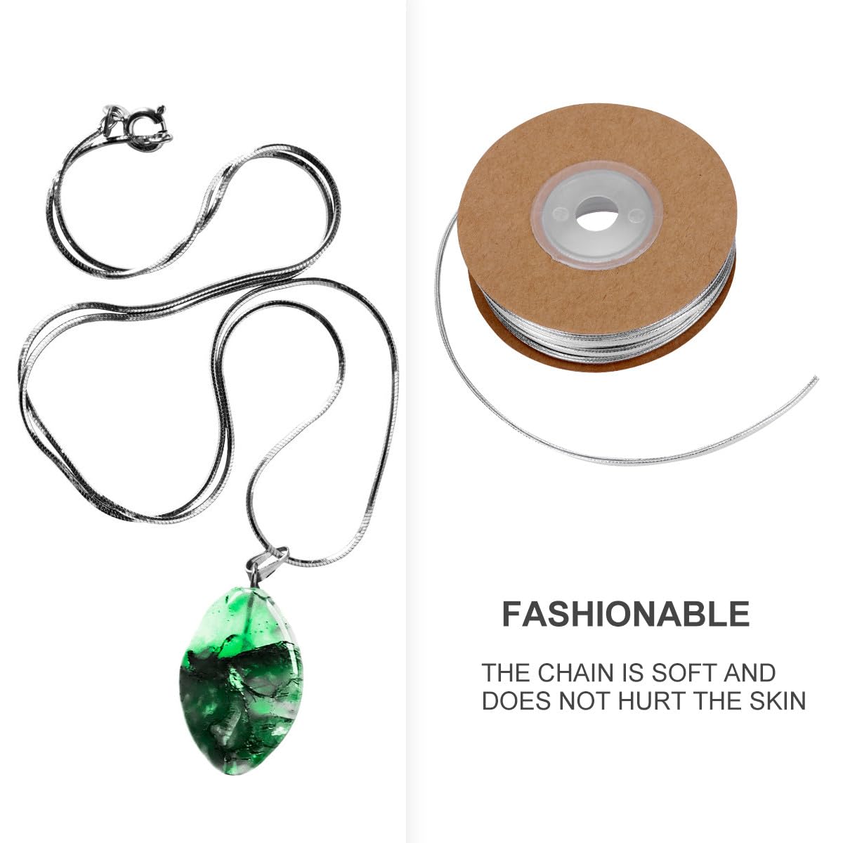 Cordino Pelle Argento 15m Intrecciato 2Mm per Creazioni Fai da Te Accessori per Braccialetti e Collane Adatto a Lavori Manuali
